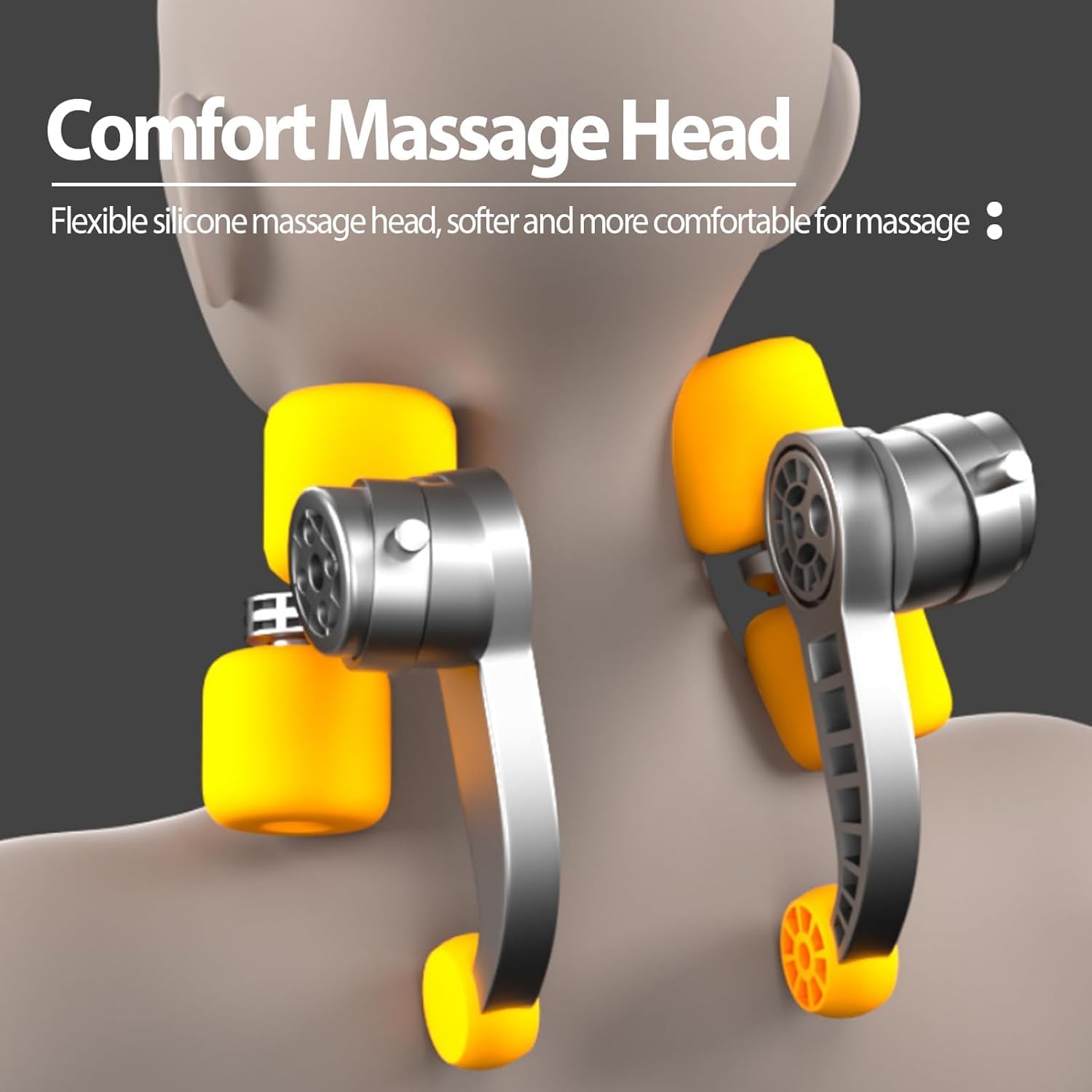 Neck Electric Massager U-Shaped with Vibration for Neck Pain Relief, Cervical, Memory Foam GenzVybs